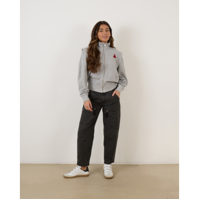 Isabel Marant Madilia Sweatvest Grey Red