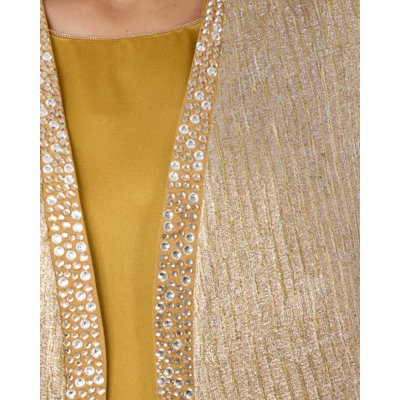 Forte Forte Cropped Gilet Gold