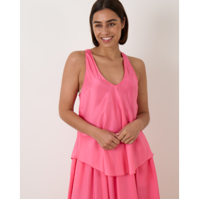 Forte Forte Zijde Top Ortensia Pink