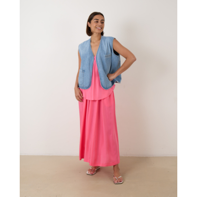 Forte Forte Zijde Top Ortensia Pink