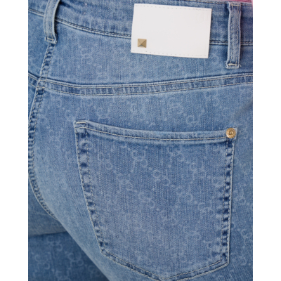 Cambio Jeans Paris Cropped Flared  Print