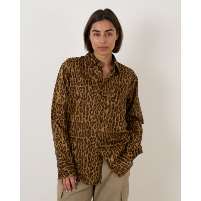6397 Man Shirt Leopard