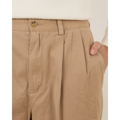Ralph Lauren Pleated Pantalon Tan