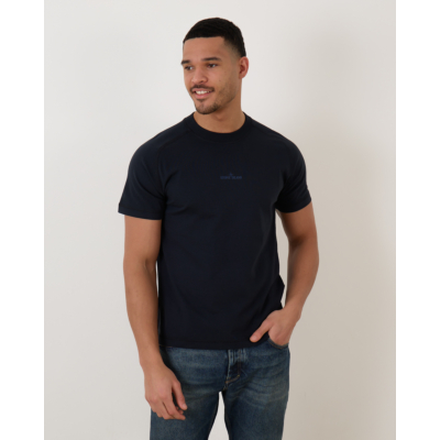 Stone Island T-shirt Print Navy Blue