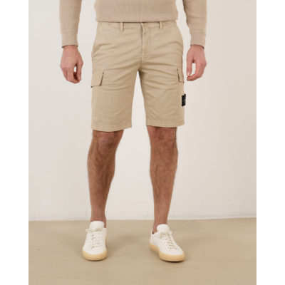 Stone Island Cargo Bermuda Shorts Desert