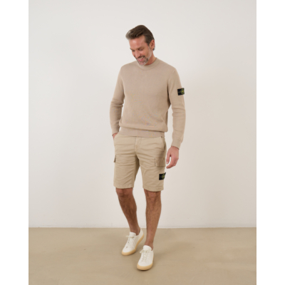 Stone Island Cargo Bermuda Shorts Desert