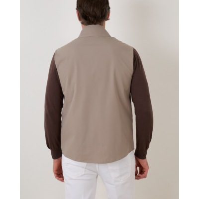 Marco Pescarolo bodywarmer 6 taupe