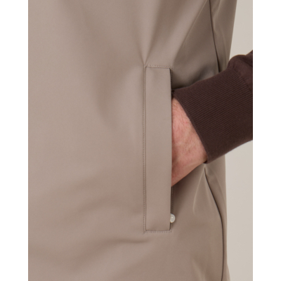 Marco Pescarolo bodywarmer 6 taupe