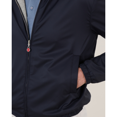 Kiton Blouson Jack Reversible Navy Grey