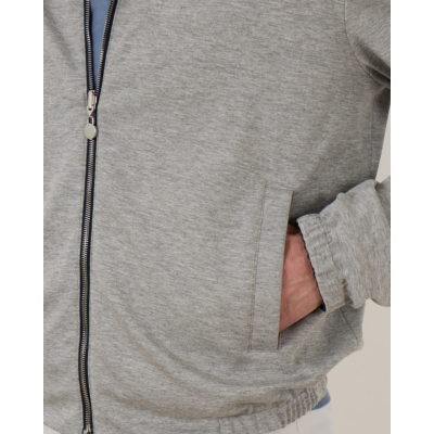 Kiton Blouson Jack Reversible Navy Grey