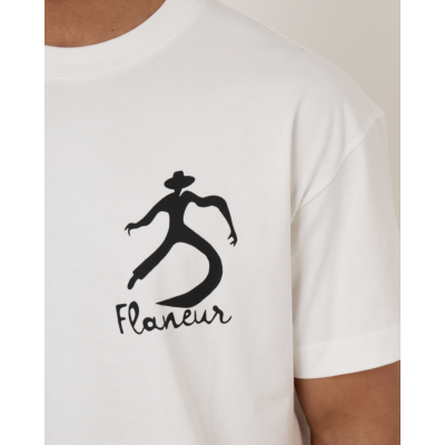 Flâneur Swirl T-shirt White