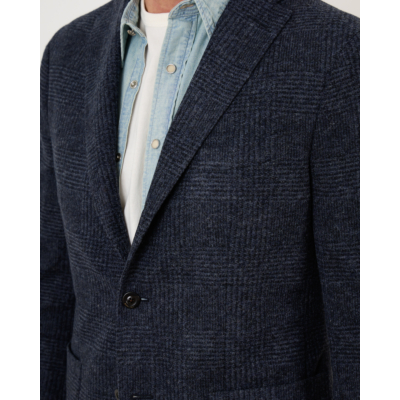 Boglioli casual colbert single breasted 0770 marine