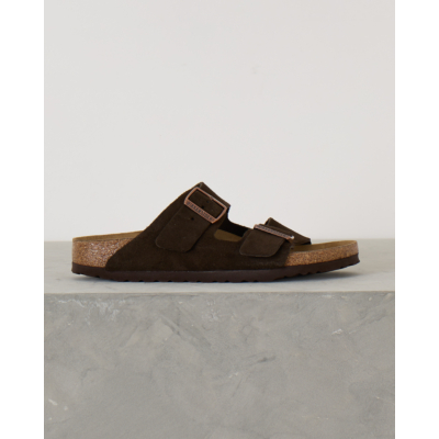 Birkenstock Arizona Leve Sandalen Mocca