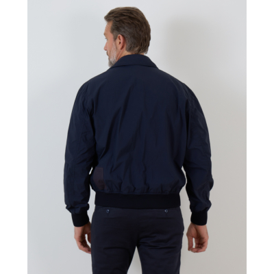 Ten-C Kort Nylon Bomber Jack Navy