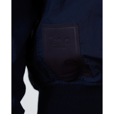 Ten-C Kort Nylon Bomber Jack Navy