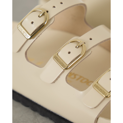 Birkenstock Florida Fresh High-Shine Ecru