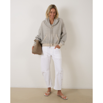 R13 Cropped popover Sweater