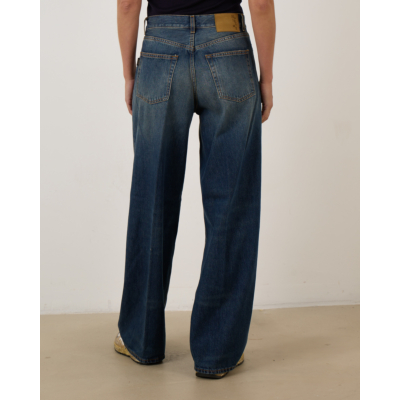 Haikure jeans relaxed fit dames intense blue