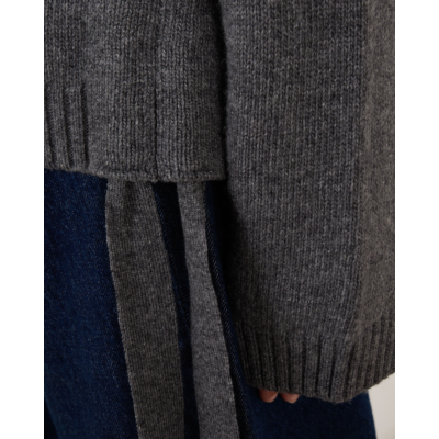 Ganni Crewneck Pullover Gray