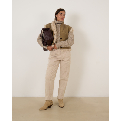 Marant Étoile Pantalon Kiana Ecru