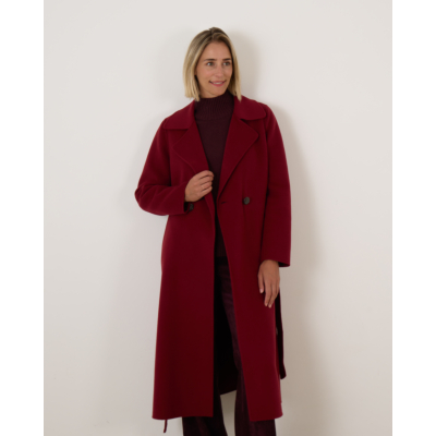Luisa Cerano Lange Jas Berry Red