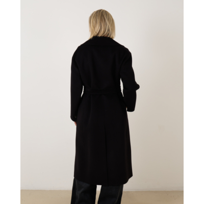 'S Max Mara  Dalila Black Coat