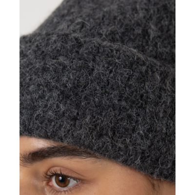 Closed Wool Blend Hat Dark Grey