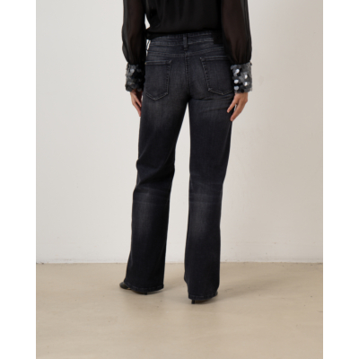 Cambio Tess wide leg jeans in grey wash