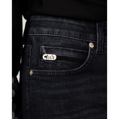 Cambio Tess wide leg jeans in grey wash