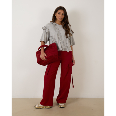 Ulla Johnson Pax Mid Rise Pants Dahlia