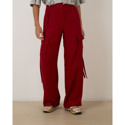 Ulla Johnson Pax Mid Rise Pants Dahlia