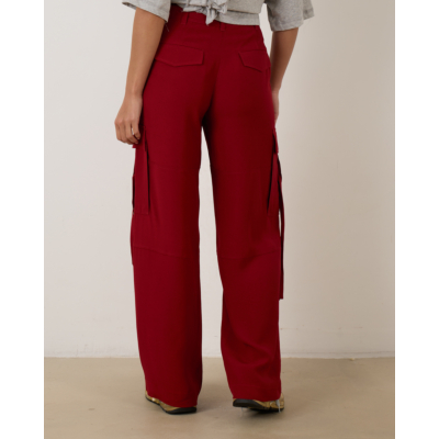 Ulla Johnson Pax Mid Rise Pants Dahlia