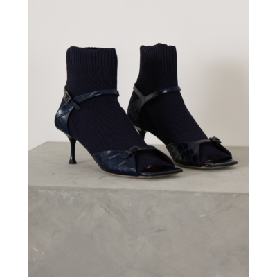 Morobé Lianne Pump Navy Sock
