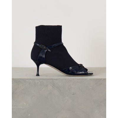 Morobé Lianne Pump Navy Sock