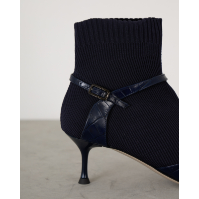Morobé Lianne Pump Navy Sock