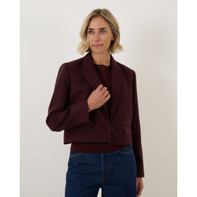 Joseph Elia Blazer Burgundy