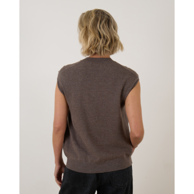 Róhe Pullover Mud Melange