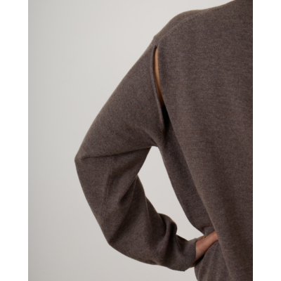 Róhe Pullover Mud Melange