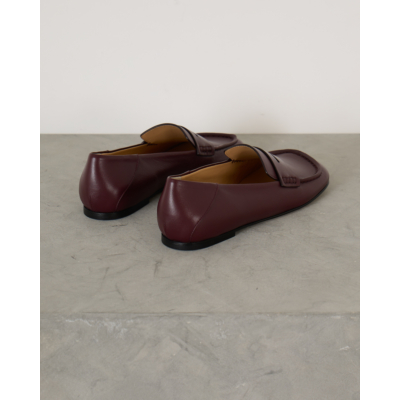 Dear Frances Drew Loafer Penny Strap Bordeaux