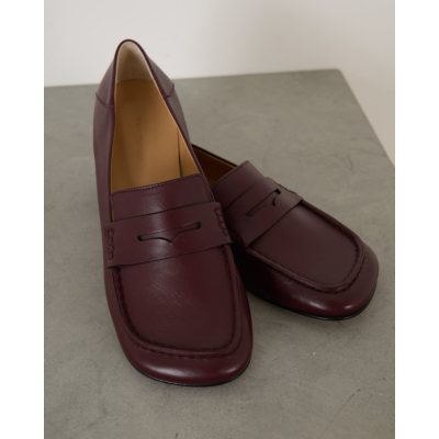 Dear Frances Drew Loafer Penny Strap Bordeaux