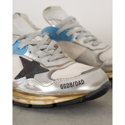 Golden Goose Dad-Star Sneakers Zilver Grey White