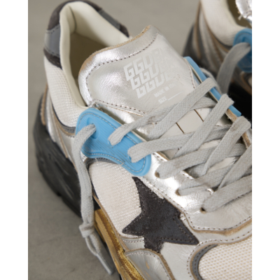 Golden Goose Dad-Star Sneakers Zilver Grey White