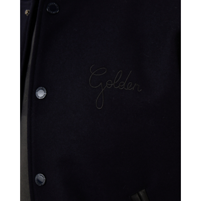 Golden Goose Wool Leather Bomber Jacket