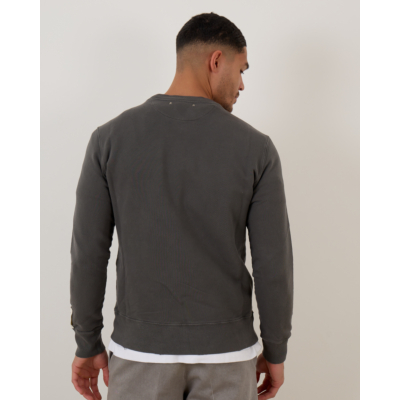 Golden Goose Distressed Printed Sweatshirt Anthracite