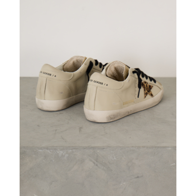 Golden Goose Super Star Sneakers Light Beige Dark