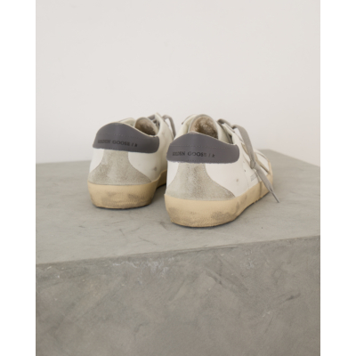 Golden Goose Super Star Sneakers White Grey