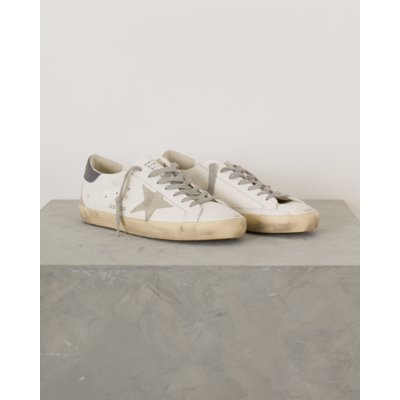 Golden Goose Super Star Sneakers White Grey