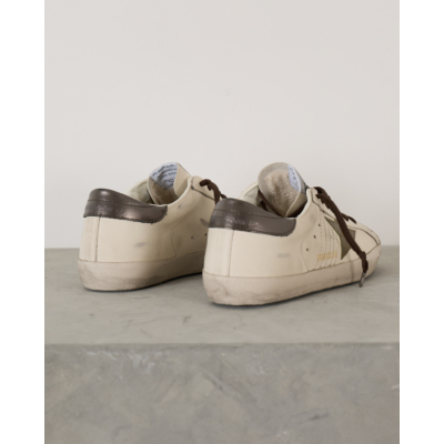 Golden Goose Super Star Sneakers Wit Groen