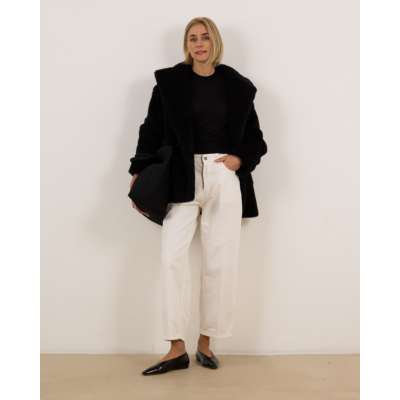 Joseph Kasjmier sheer pullover lange mouwen zwart