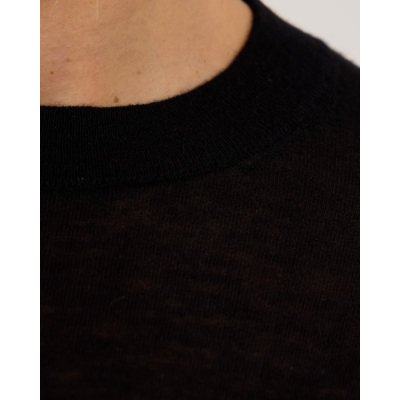 Joseph Kasjmier sheer pullover lange mouwen zwart